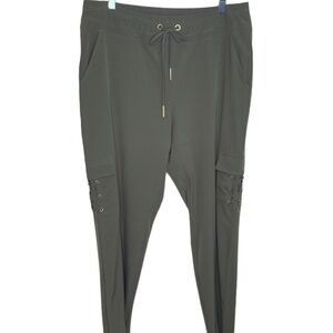 Chico’s Zenergy Green Activewear Jogger Pants